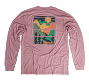 Bubble Mtns Unisex Long Sleeve T-Shirt FAY 