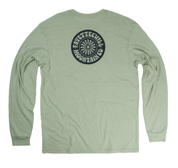Carver Unisex Long Sleeve T-Shirt FAY Heather Desert Sage XS 