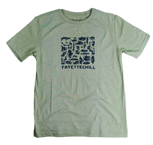 Fish Maze Unisex Kid's T-Shirt Fayettechill 