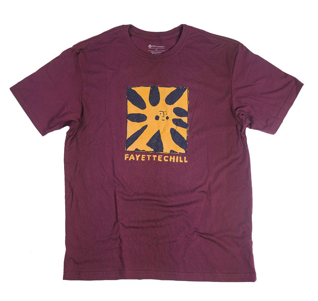 Sunwalker Unisex T-Shirt Fayettechill Dark Currant XS 