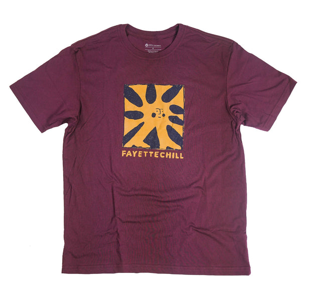 Sunwalker Unisex T-Shirt Fayettechill Dark Currant XS 