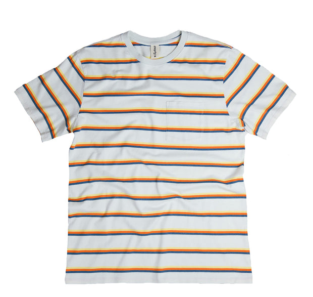 Nelson Unisex T-Shirt FAY Bit of Blue Stripe S 